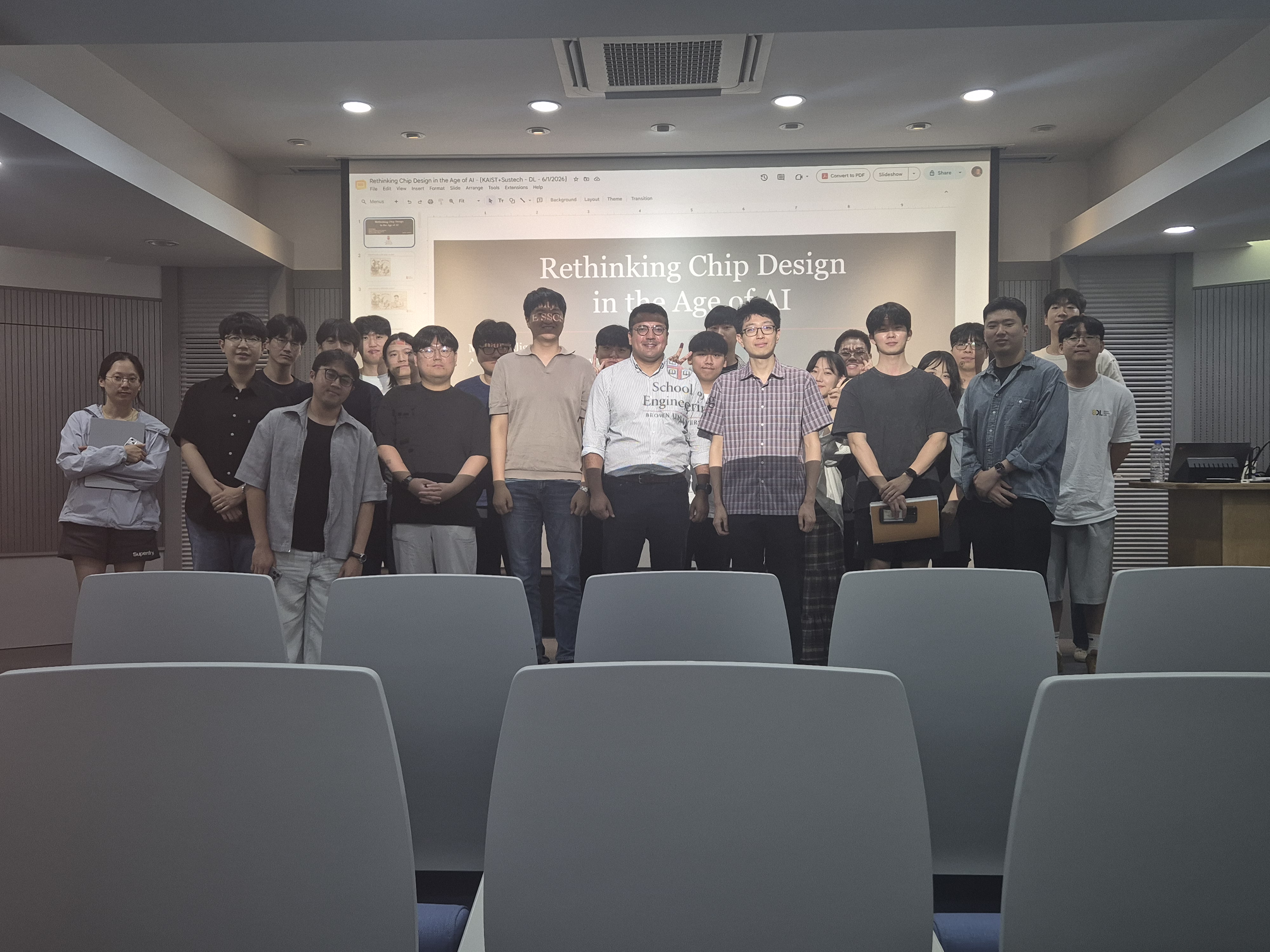 IEEE SSCS Distinguished Lecture at KAIST: Rethinking Chip Design in the Age of AI 1