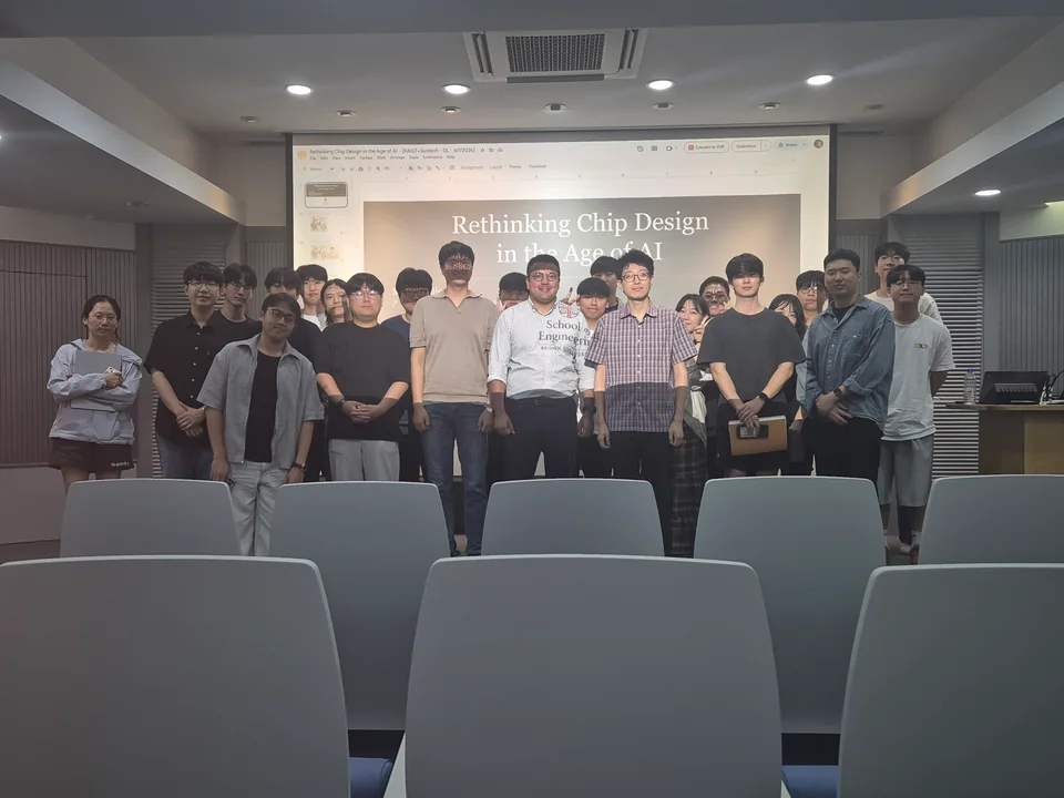 Sharing our vision for AI-driven chip design at KAIST 1
